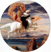 Lord Frederic Leighton Perseus On Pegasus Hastening To the Rescue of Andromeda oil painting reproduction